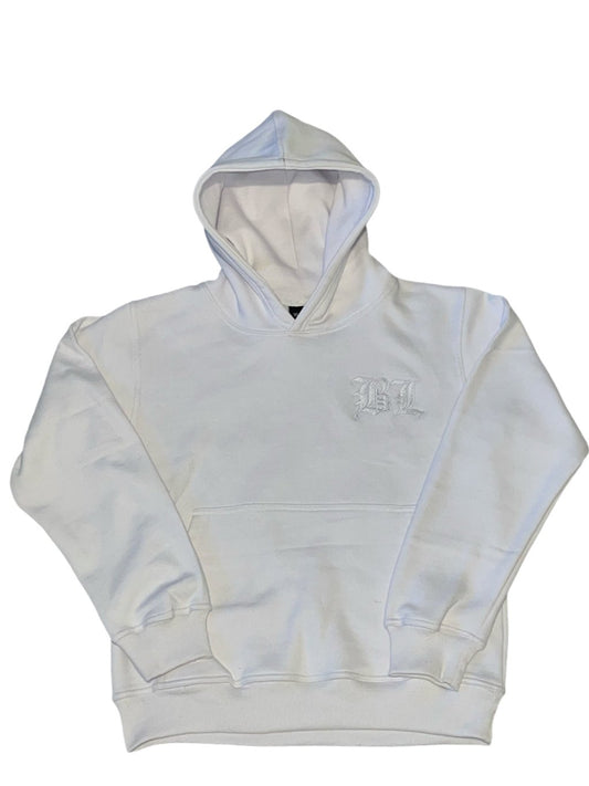 WHITE BL HOODIE